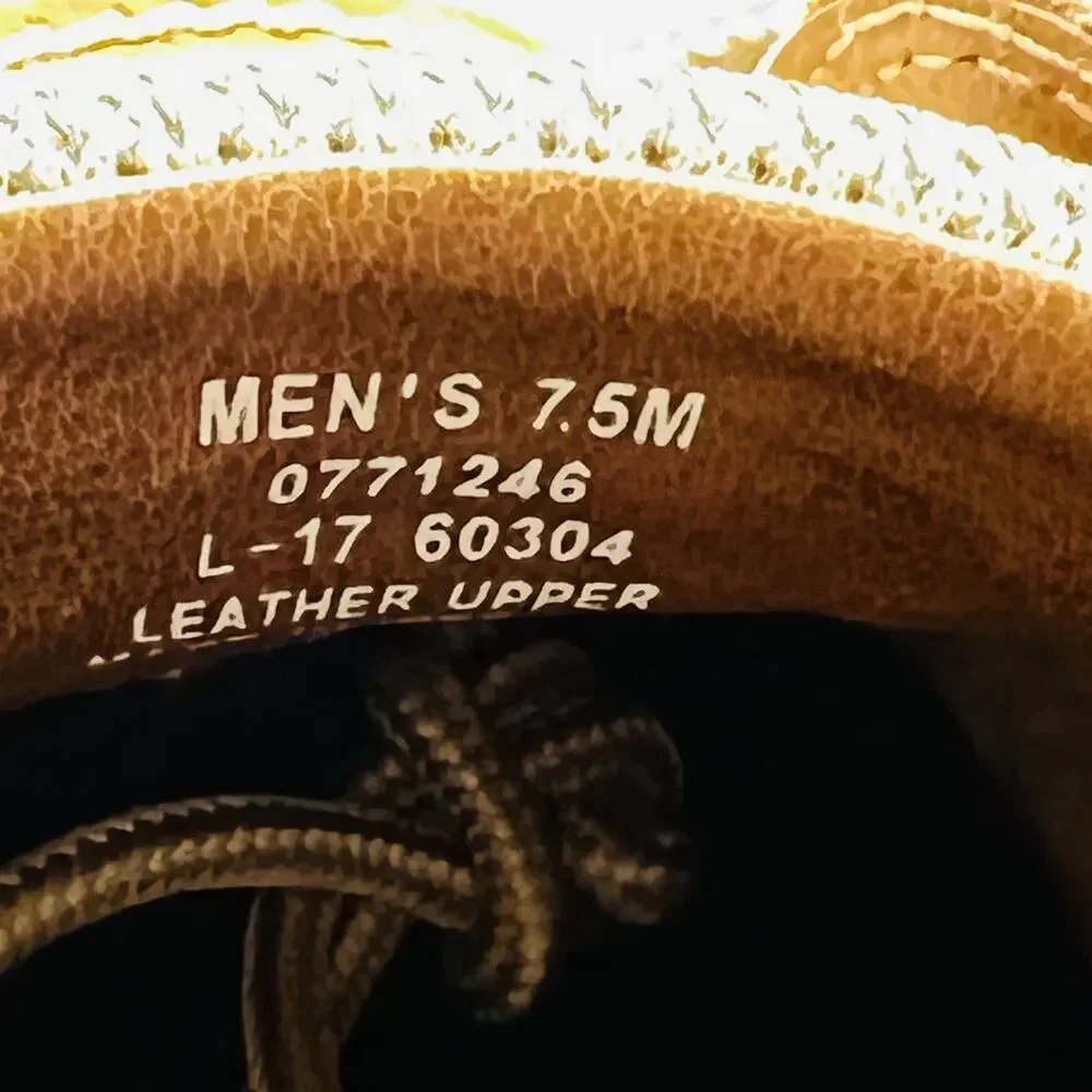 Sperry Shoes Mens 7.5 Brown Leather Top Sider Boat Deck Moc Toe Casual Comfort